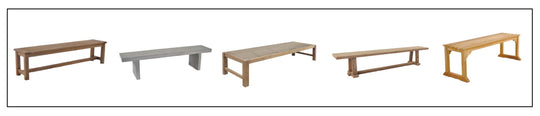 AN UNDERSTATED LUXURY: THE BACKLESS BENCH